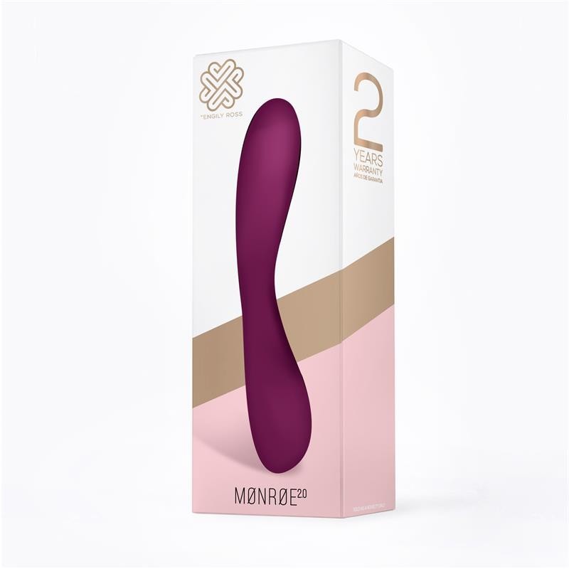 Monroe 2.0 vibromasseur Silicone Liquide Injecté USB mauve