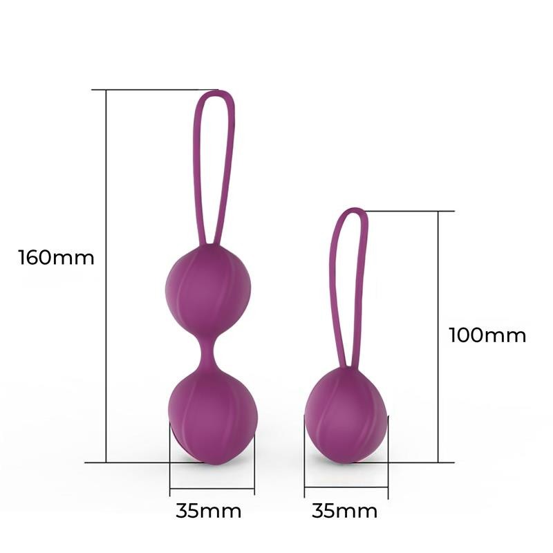 Kellet boules Kegel silicone pourpre