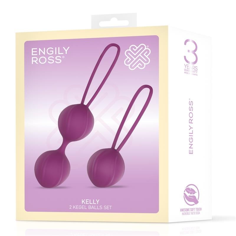 Kellet boules Kegel silicone pourpre