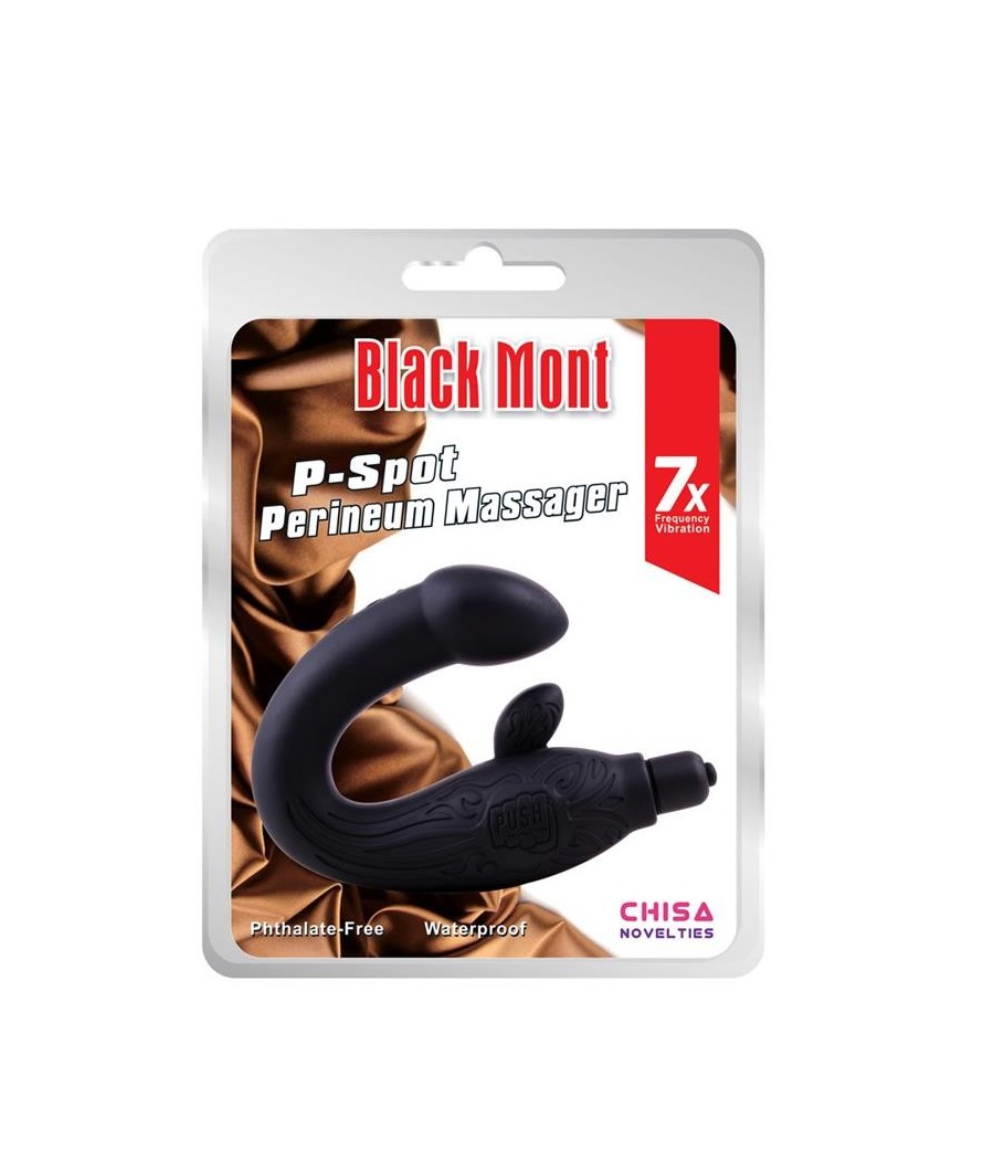 Vibromasseur Prostatique silicone 29 cm Noir