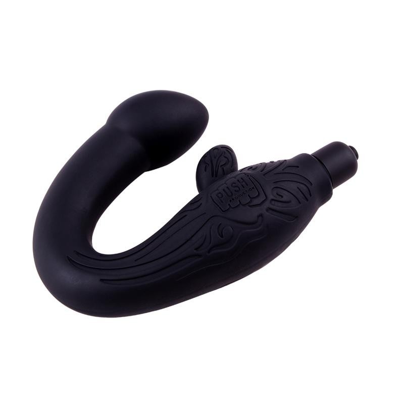 Vibromasseur Prostatique silicone 29 cm Noir
