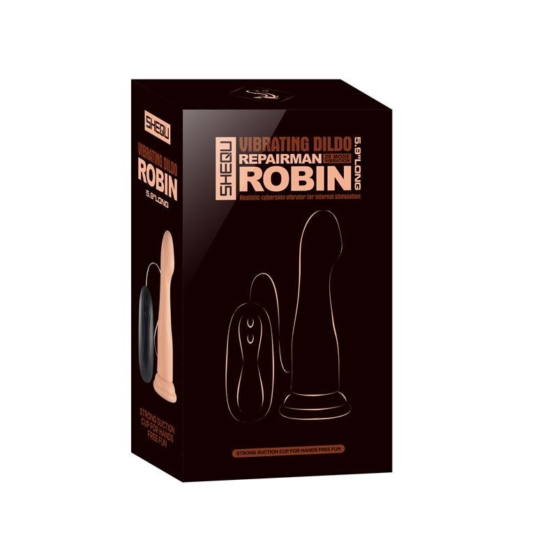 Vibromasseur Commande Remoto Robin 17,6 cm