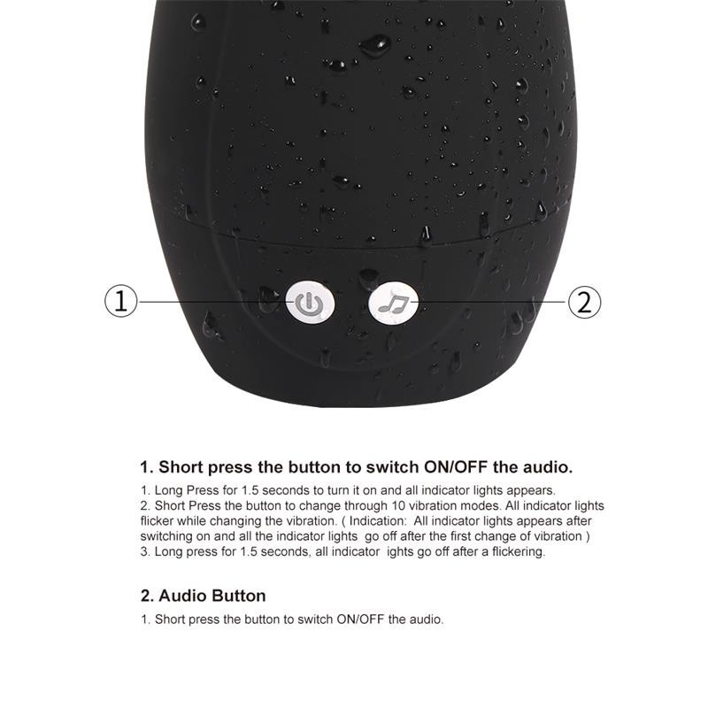 Masturateur avec vibromasseur USB Tinet Man