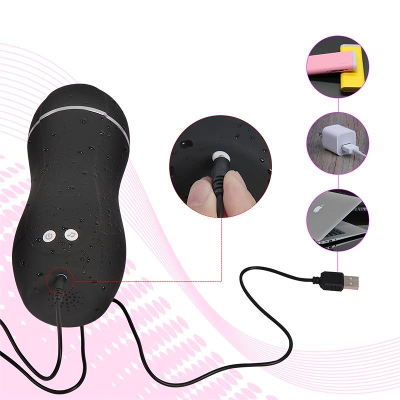 Masturateur avec vibromasseur USB Tinet Man