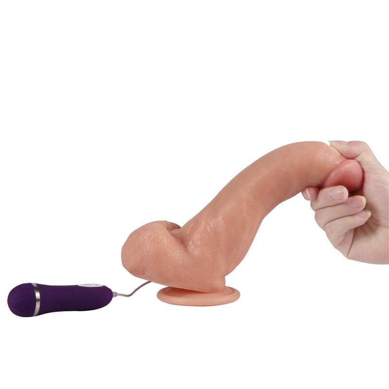 Vibromasseur réaliste télécommande Duke Lungton 22,5 cm