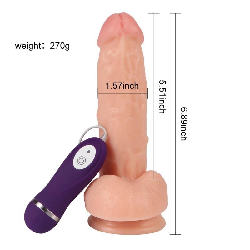 Vibromasseur réaliste télécommande Kassadin 17,5 cm