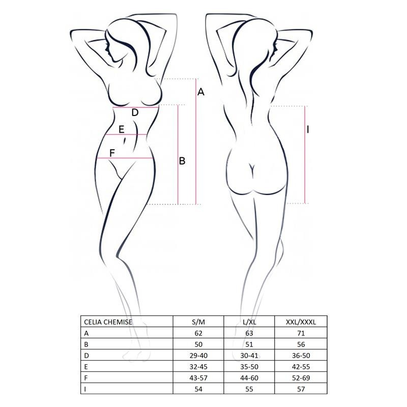 nuisette rouge CELIA