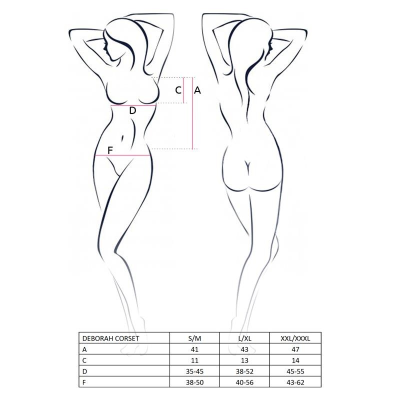 Déborah corset noir