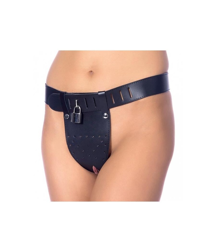 harnais de Castidad en cuir