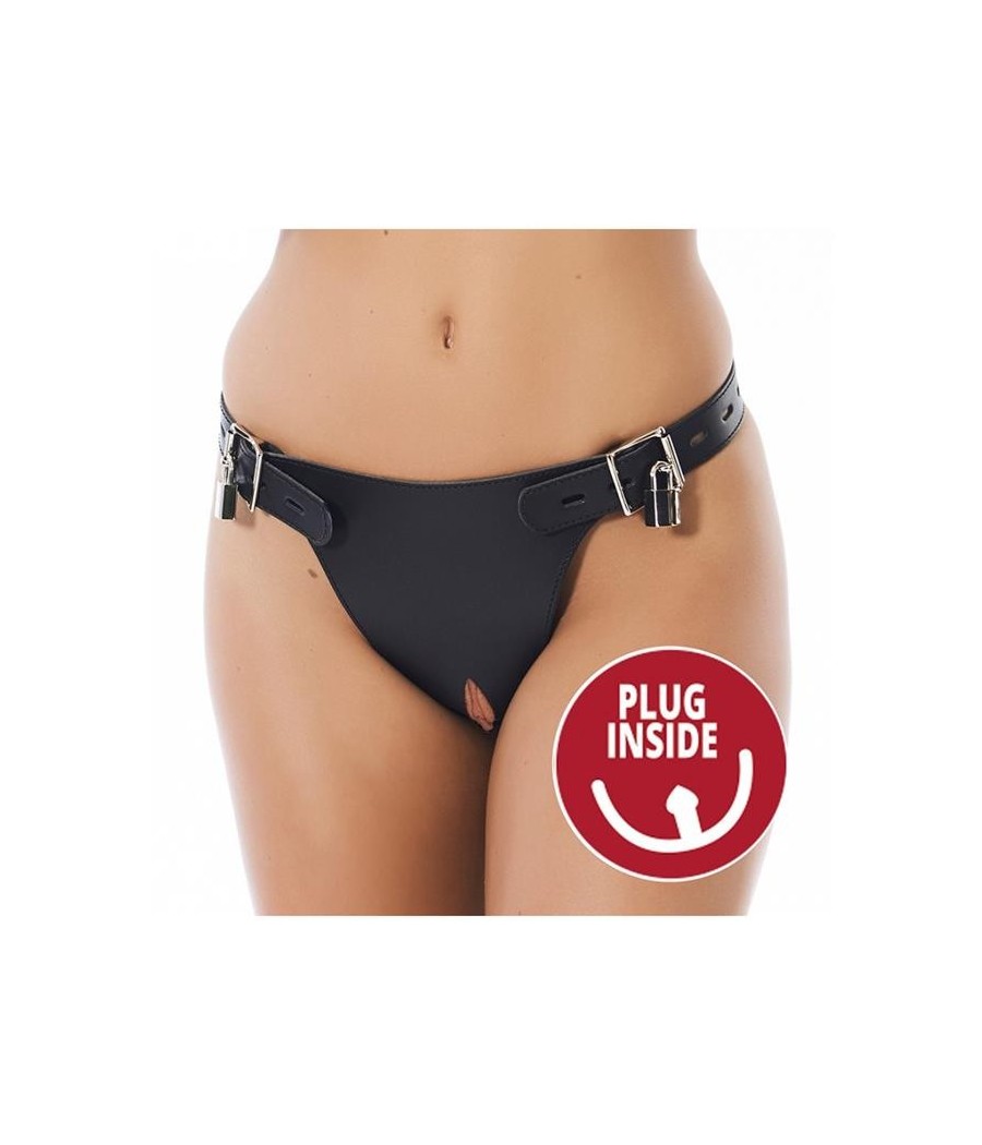 harnais de Castidad avec Plug Anal