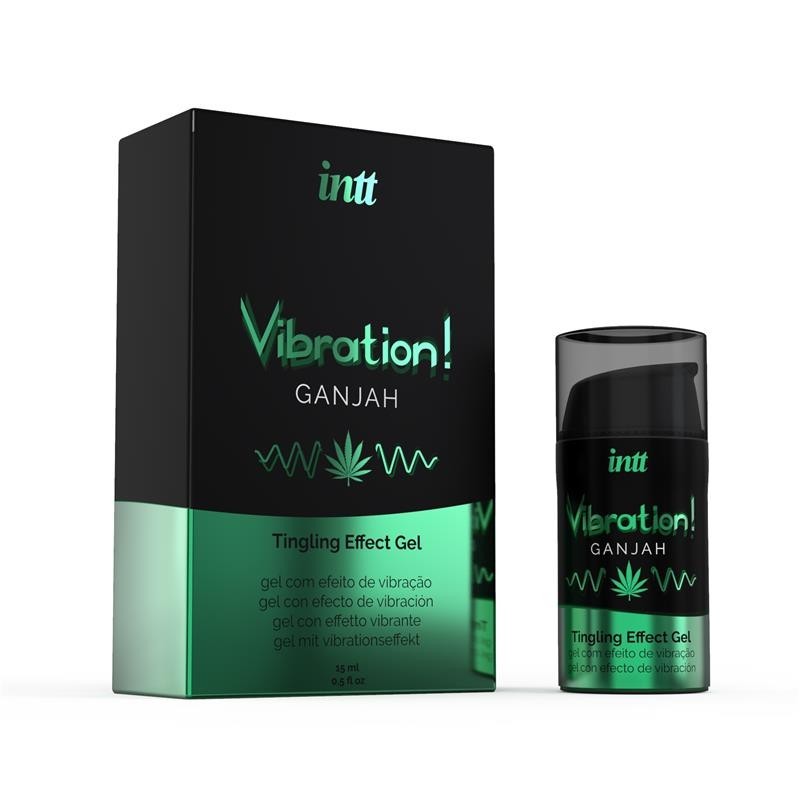 Gel Vibromasseur effet chaud Ganjah 15ml