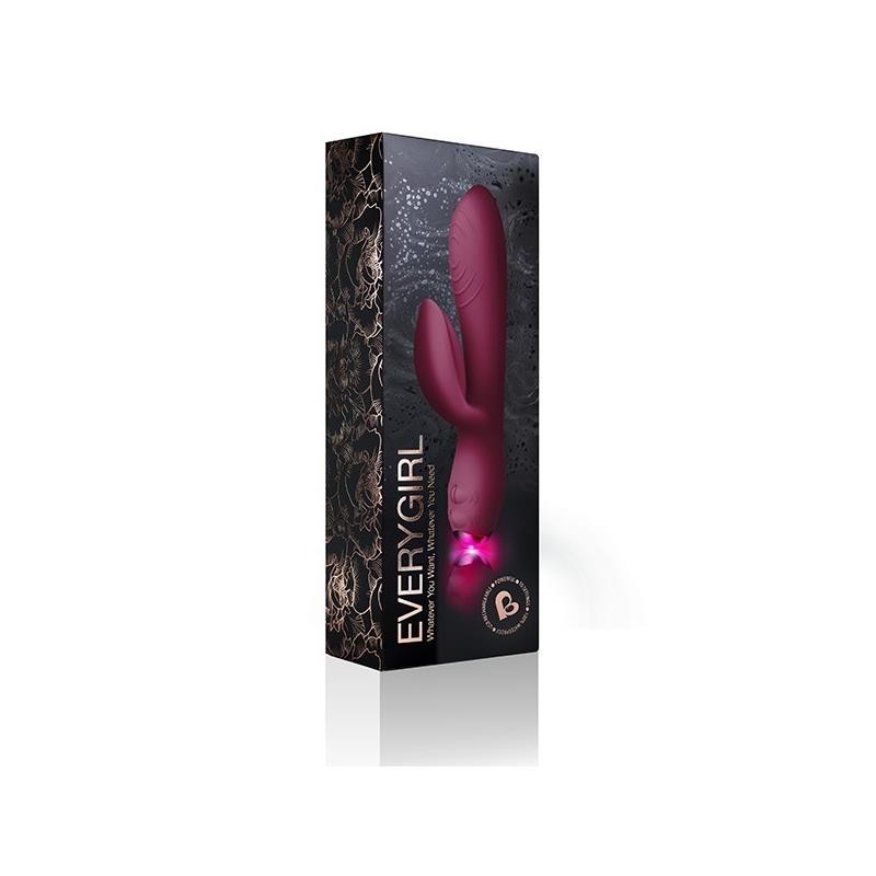 vibromasseur Everet Girl Bordeaux