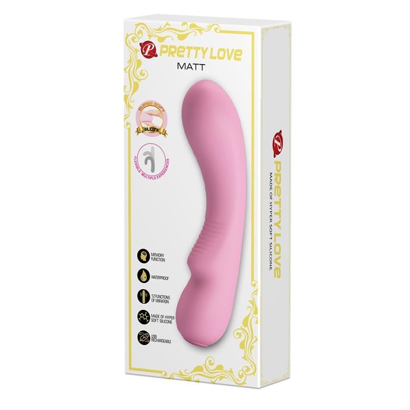 vibromasseur Matt Smart Memoret Function Rose