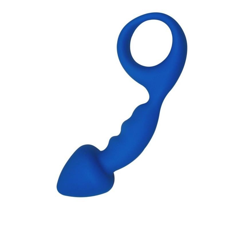 Plug Anal Budet Bleu Silicone 13 cm